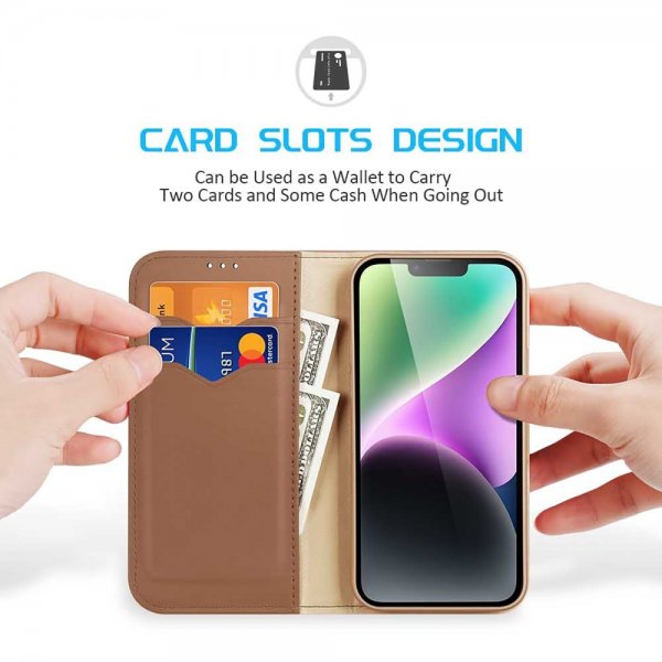 Dux Ducis iPhone 15 Plus Hivo -sarjan suojakotelo, ruskea