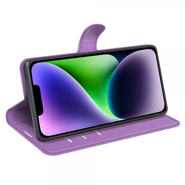 iPhone 15 Plus Suojakotelo Litsi Violetti