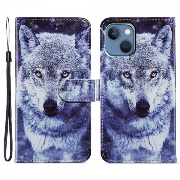 iPhone 15 Plus Suojakuori Susi-aiheella