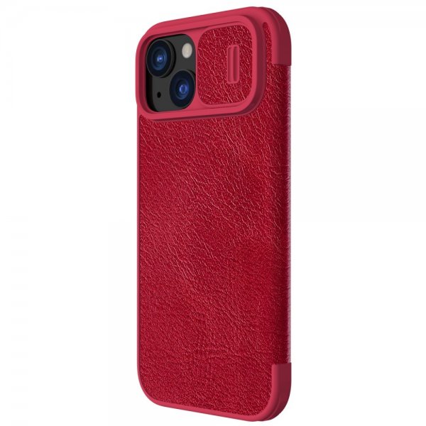 Nillkin iPhone 15 Plus Suojakuori Qin Pro -sarja Punainen