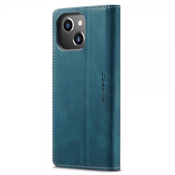 CaseMe iPhone 15 Plus Retro Flip Bensiininsininen Kotelo