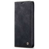 CaseMe iPhone 15 Plus Suojakotelo Retro Flip Musta