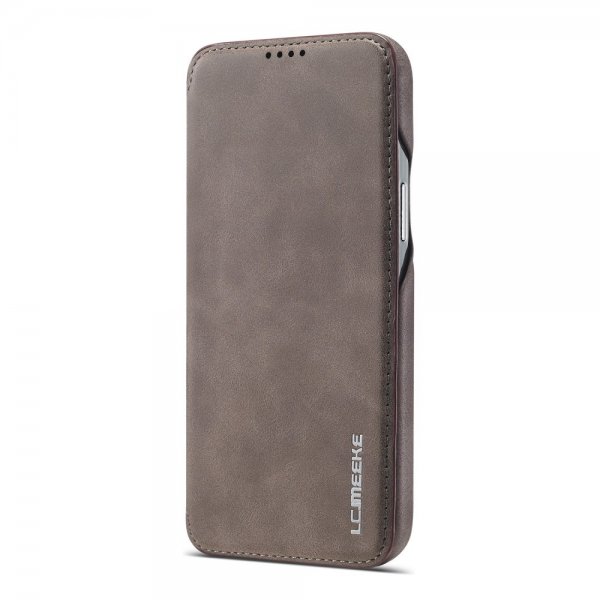 Lc.Imeeke iPhone 15 Plus Suojakotelo Retro Kahvi