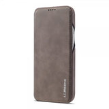 Lc.Imeeke iPhone 15 Plus Suojakotelo Retro Kahvi