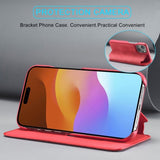 Lc.Imeeke iPhone 15 Plus Retro Punainen Kotelo