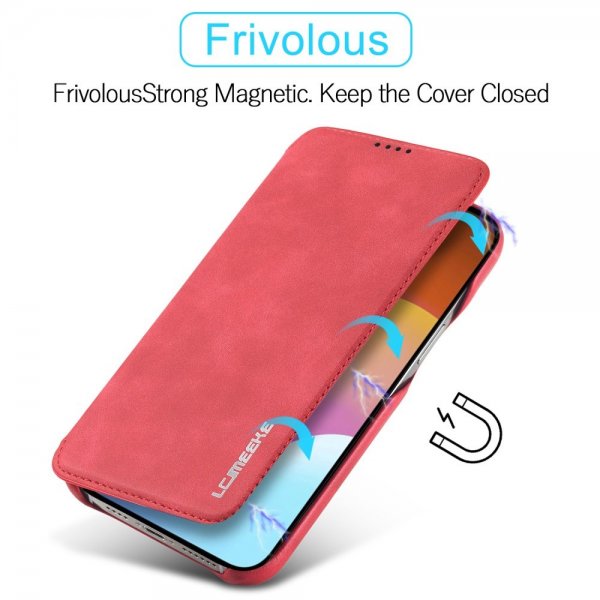 Lc.Imeeke iPhone 15 Plus Retro Punainen Kotelo