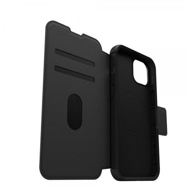 Otterbox iPhone 15 Plus -kotelo Strada MagSafe Shadow Black