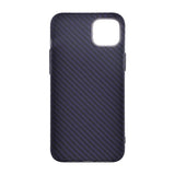iPhone 15 Plus Suojakuori Hiilikuitukuviointi Violetti