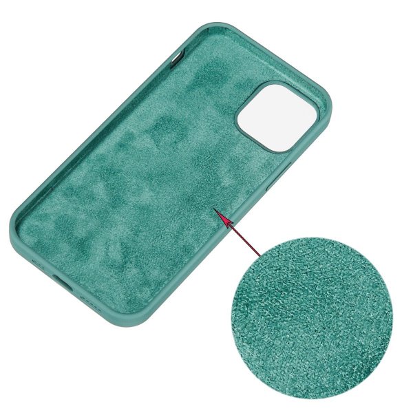 iPhone 15 Plus Silikonisuojakuori Vihreä
