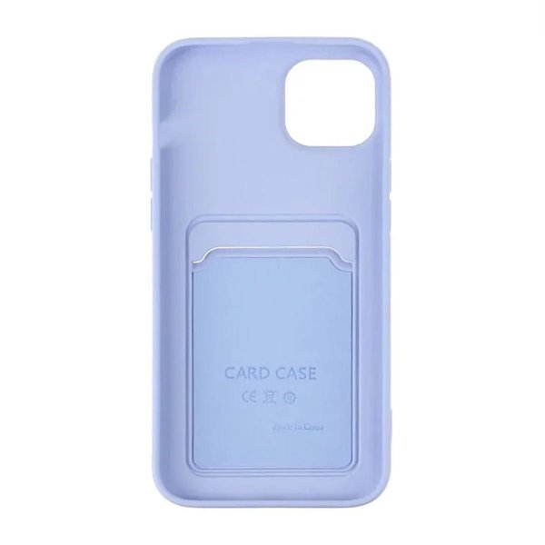 iPhone 15 Plus Suojakuori Korttipidike Violetti