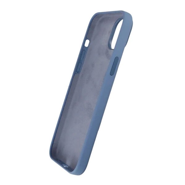 Rvelon iPhone 15 Plus silikonisuojakuori vaaleansininen
