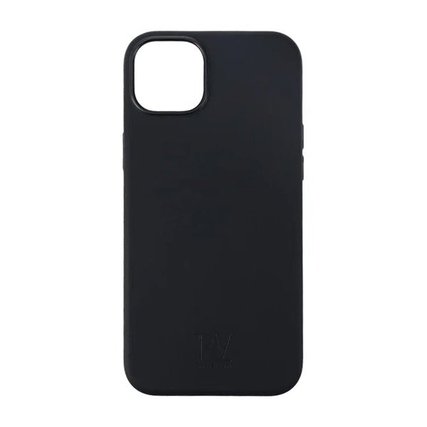 Rvelon iPhone 15 Plus Kuori Silikoni MagSafe Musta