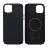 Rvelon iPhone 15 Plus Kuori Silikoni MagSafe Musta