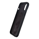 Rvelon iPhone 15 Plus -silikonikuori, musta