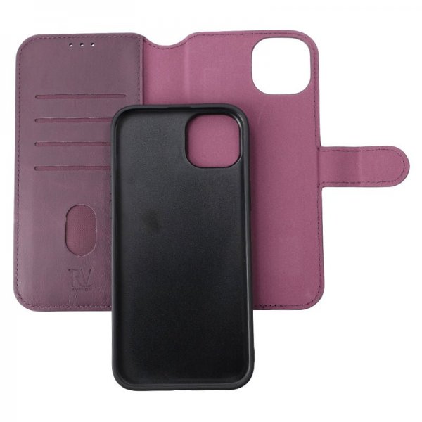 Rvelon iPhone 15 Plus -kotelo Magneettinen irrotettava kuori violetti