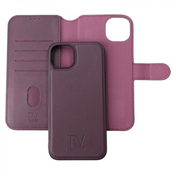 Rvelon iPhone 15 Plus -kotelo Magneettinen irrotettava kuori violetti