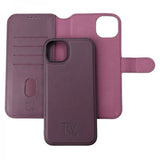 Rvelon iPhone 15 Plus -kotelo Magneettinen irrotettava kuori violetti