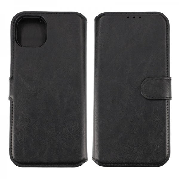 Rvelon iPhone 15 Plus -kotelo Magneettinen irrotettava kuori, musta