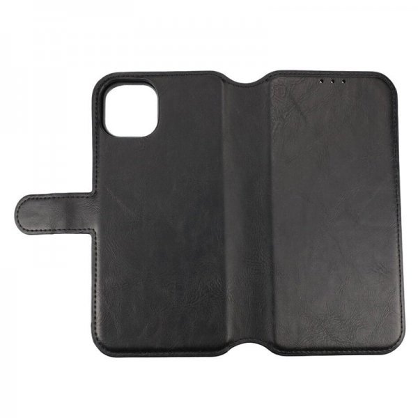 Rvelon iPhone 15 Plus -kotelo Magneettinen irrotettava kuori, musta