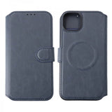 Rvelon iPhone 15 Plus -kotelo, 4 korttipaikkaa, MagSafe, sininen