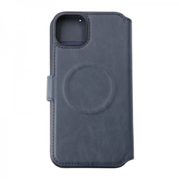 Rvelon iPhone 15 Plus -kotelo, 4 korttipaikkaa, MagSafe, sininen