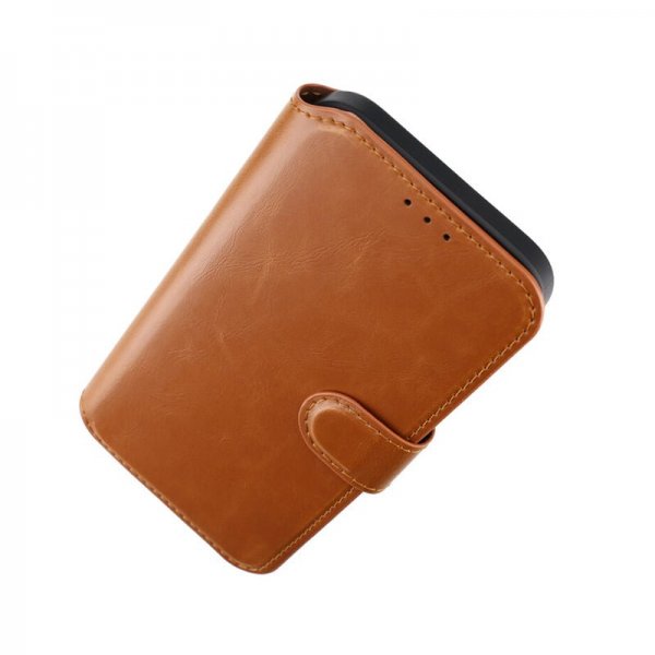 Rvelon iPhone 15 Plus Kotelo 4 Korttipaikkaa MagSafe Ruskea