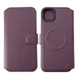 Rvelon iPhone 15 Plus -kotelo, 4 korttipaikkaa, MagSafe, violetti