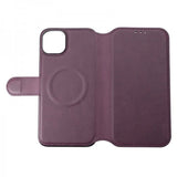 Rvelon iPhone 15 Plus -kotelo, 4 korttipaikkaa, MagSafe, violetti