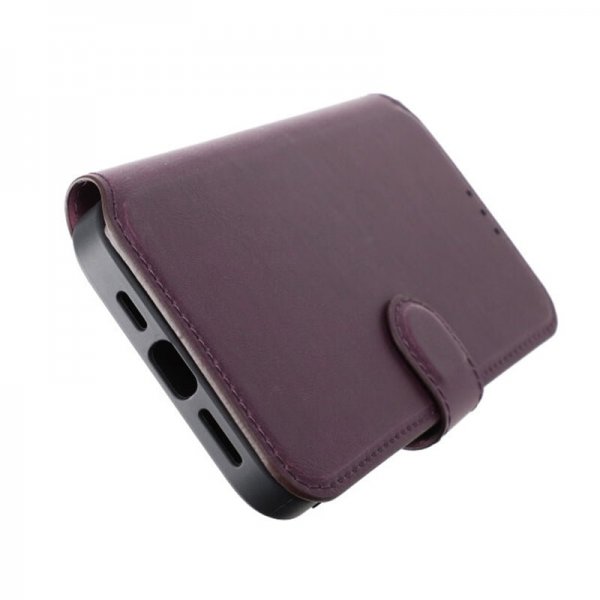 Rvelon iPhone 15 Plus -kotelo, 4 korttipaikkaa, MagSafe, violetti
