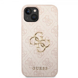 Guess iPhone 15 Plus Suojakuori 4G Logo Roosa