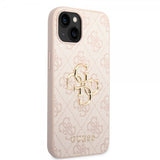 Guess iPhone 15 Plus Suojakuori 4G Logo Roosa