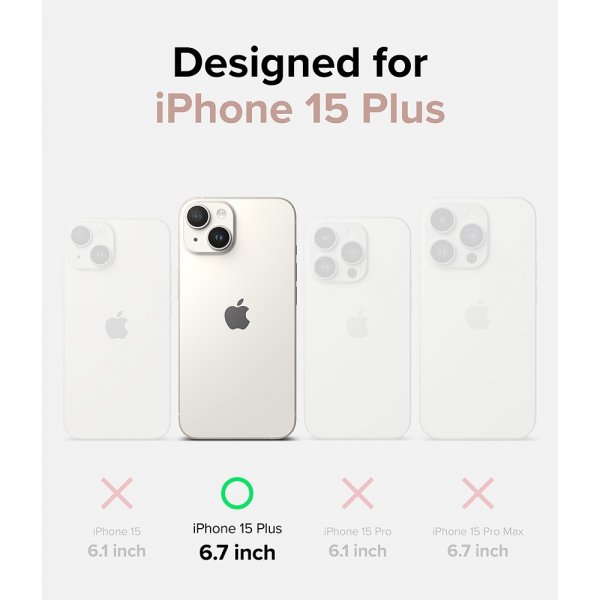 Ringke iPhone 15 Plus -suojakuori Air Clear