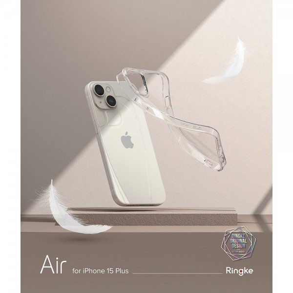 Ringke iPhone 15 Plus -suojakuori Air Clear