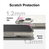 Ringke iPhone 15 Plus Suojakuori Air Glitter Clear