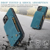CaseMe iPhone 15 Plus Suojakuori C20-sarja Petrol