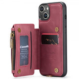 CaseMe iPhone 15 Plus C20 -sarjan kuori, punainen