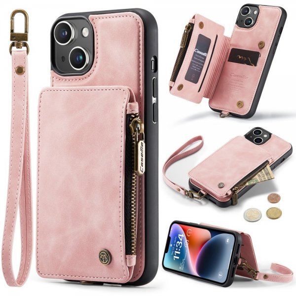 CaseMe iPhone 15 Plus -suojakuori C20-sarja Ruusukulta