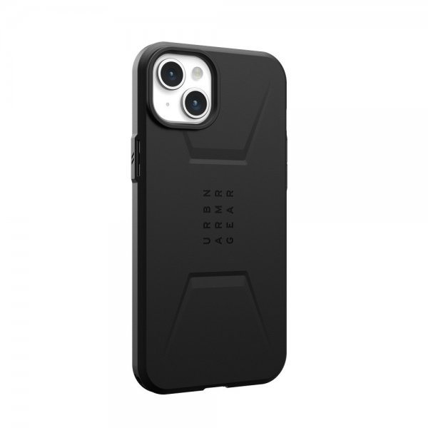 Urban Armor Gear (UAG) iPhone 15 Plus Suojakuori Civilian MagSafe Musta