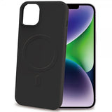 Celly iPhone 15 Plus -suojakuori CROMOMAG Musta