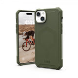 Urban Armor Gear (UAG) iPhone 15 Plus Essential Armor MagSafe -suojakuori, Olive Drab