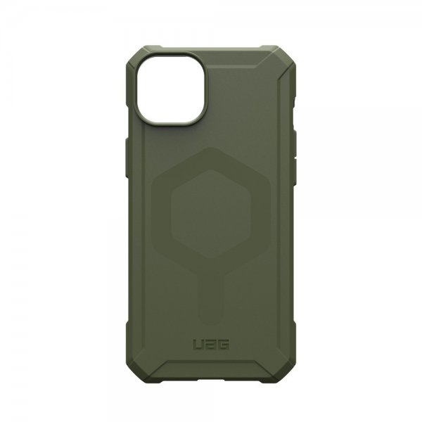 Urban Armor Gear (UAG) iPhone 15 Plus Essential Armor MagSafe -suojakuori, Olive Drab