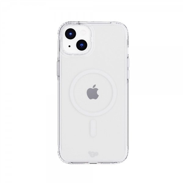 Tech21 iPhone 15 Plus -suojakuori Evo Clear MagSafe, läpinäkyvä