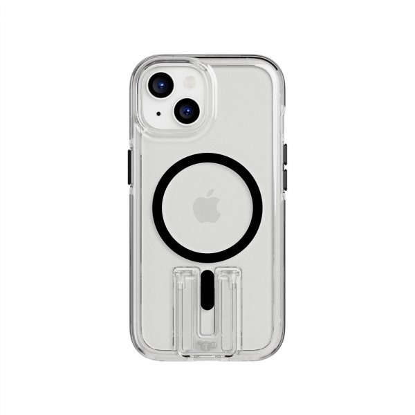 Tech21 iPhone 15 Plus -suojakuori Evo Crystal Kick MagSafe Clear/Black