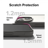 Ringke iPhone 15 Plus Suojakuori Fusion Bold Harmaa
