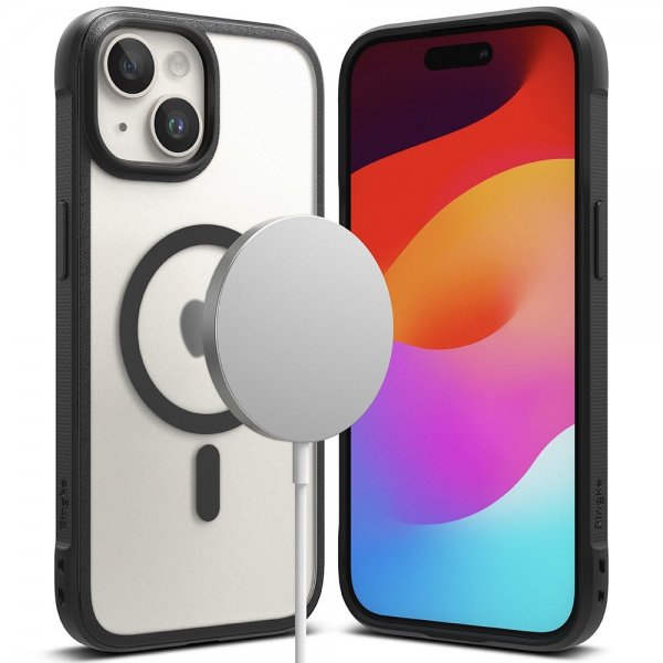 Ringke iPhone 15 Plus Suojakuori Fusion Bold Magnetic Matte Black