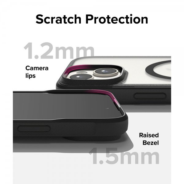 Ringke iPhone 15 Plus Suojakuori Fusion Bold Magnetic Matte Black