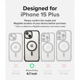 Ringke iPhone 15 Plus Suojakuori Fusion Bold Magnetic Matte Black