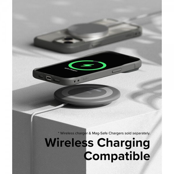 Ringke iPhone 15 Plus Suojakuori Fusion Bold Matta Harmaa
