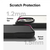 Ringke iPhone 15 Plus -suojakuori Fusion Bold, musta