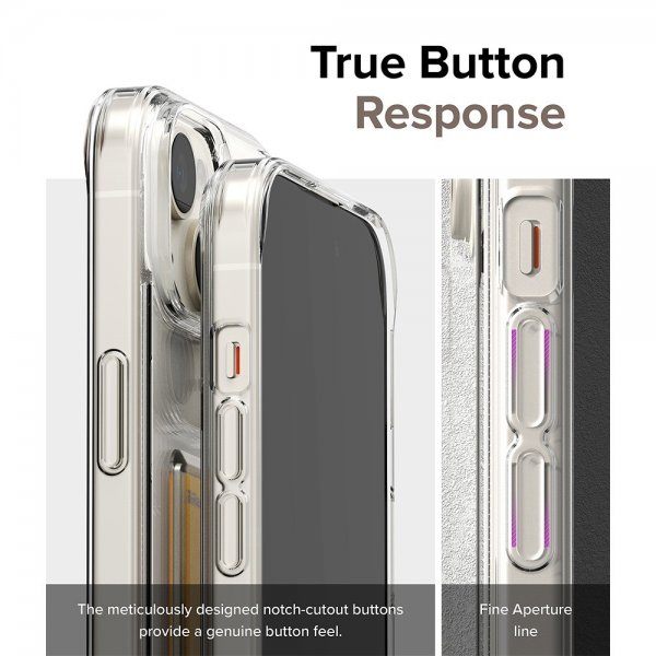 Ringke iPhone 15 Plus Suojakuori Fusion Card Clear